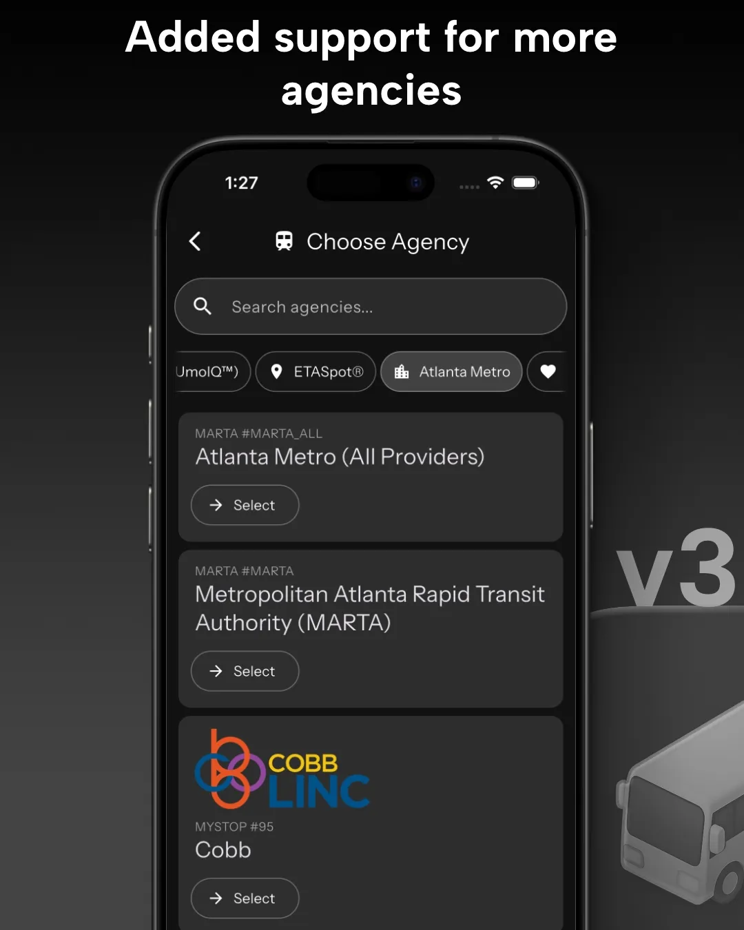 More Agencies